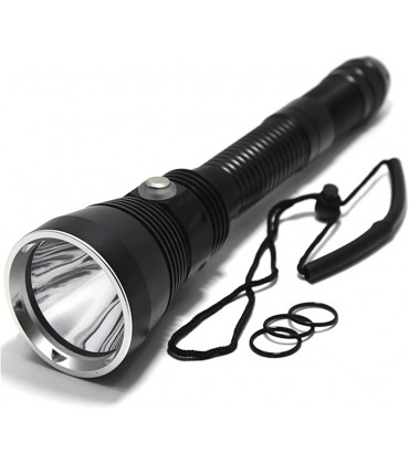 Scuba Diving Torch Professionelle Tauchlampe IPX8 Lights 100M Unterwasser-LED-Taschenlampe Tauchlampe for Under Water Sports Diving Flashlight Body Color : White Light Size : - BRSBW5J4
