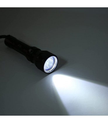 Zopsc-1 Unterwasser-Taschenlampe Aluminiumgehäuse 3 Lichtmodi Tauchlampe A24 schlagfest harteloxiert für Camping - BJYVZ8WK