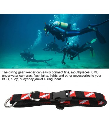 Restokki Keeper Holder Tauchausrüstung Keeper Universal Scuba Dive Gear Holder Lanyard Underwater Diving for Diving Snorkeling - BOYRW6VA