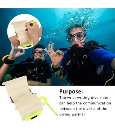 Unterwasser Wrist Writing Dive Slate Wrist Writing Dive Slate Strap Wrist Style für das Tauchen - BWEFJ99M