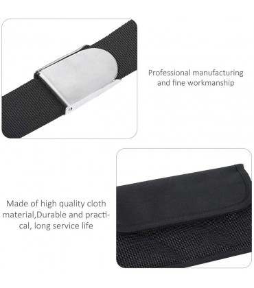 V GEBY Durable Scuba Schnorcheln Tauchgewichte Beutel Tauchgürtel mit praktischer Tasche - BZNJH6Q6