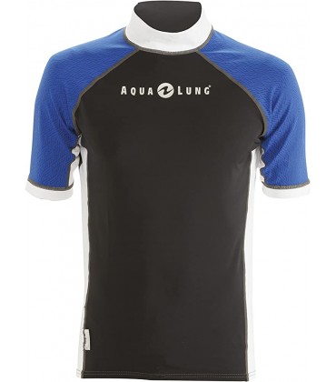 Aqualung Rash Guard UV-Shirt Blue Ocean Kurzarm Gr. S - BDGAQM6E