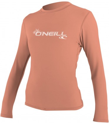 O'Neill Wetsuits Damen Basic Skins Rash Guards Light Grapefruit X-Large - BWXZI833
