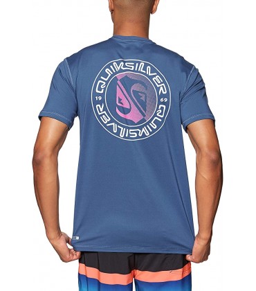 Quiksilver Mystic Session Kurzärmliges Surf-T-Shirt mit UPF 50 für Männer. - BRPUTB3B