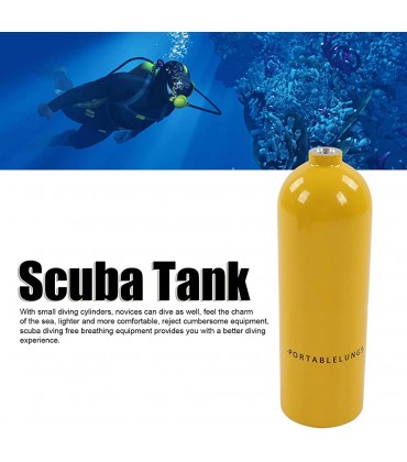 Gedourain Scuba Tank Kit Scuba Tank Aviation Aluminium 6061 Druckentlastungsventil für Unterwasseratmung - BHPMW625