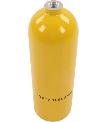 minifinker Scuba-Sauerstoffflasche 360°-Drehventilkopf Tauchflasche einfache Bedienung Druckentlastungsventil Luftfahrt-Aluminium 6061 sicher für Unterwasserabenteuer - BAEICK1D