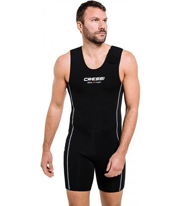 Cressi Base Layer Shorts Vest Man 2.5mm Unter Neoprenanzug für Männer Schwarz - BWEQX8WM