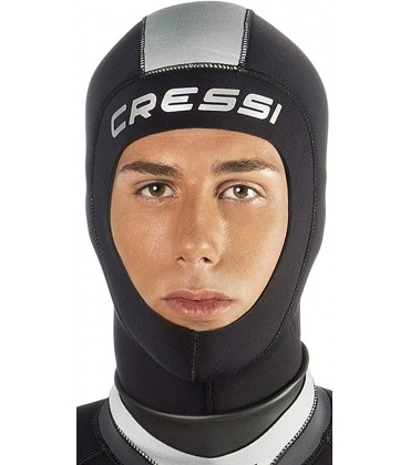 Cressi Hood Unisex Kopfhaube 3mm Neopren Schwarz S 2 - BGXRGNM8