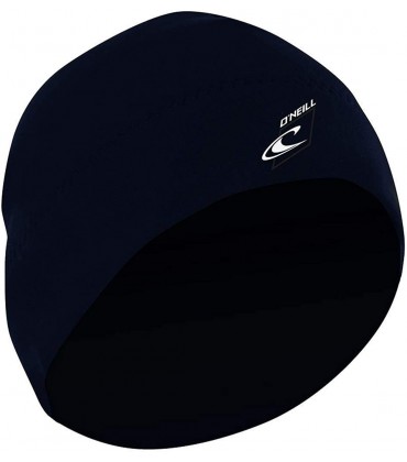O'Neill 2MM Neoprene Wetsuit Beanie Winter Hat Abyss Unisex Lightweight 2mm Double Lined Neoprene Hidden Key Pocket - BEXFC66A