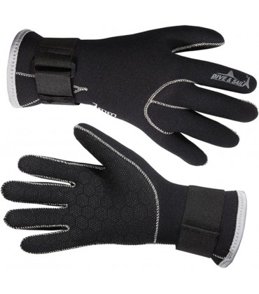 QSCTYG 3mm Neopren-Tauchhandschuhe Handschuhe für Schwimmen Halten Sie warme Schwimmen Tauchausrüstung Blue Tauchsegel tauchhandschuhe 19 - BZZSIA4V