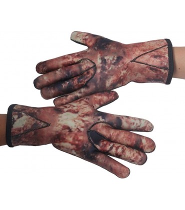 Yaunli Tauchhandschuhe Tauchhandschuhe Anti-Rutsch-Verschleißfeste Anti-stab Handschuhe Eindickung Angeln Schwimmen Jagd Fisch Handschuhe Neopren-Tauchhandschuhe Farbe : Camouflage Size : M - BDZMIHAB