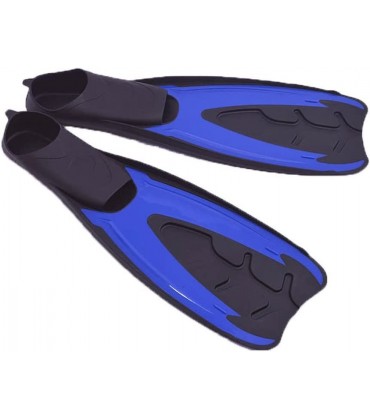 Erwachsene Tauchflossen Silikon Tauchflossen Schnorcheln Fußflossen Schwimmflossen Anfänger Tragbare Schwimmausrüstung Color : Blue Size : 38-39 - BNQTG36D