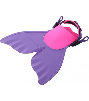 Youjin Meerjungfrauenschwänze verstellbare Schwimmflossen zum Schwimmen mit Flipper-Tauchflossen Geschenk für Erwachsene Sommerstrandversorgung Beach - BPGBBVBN