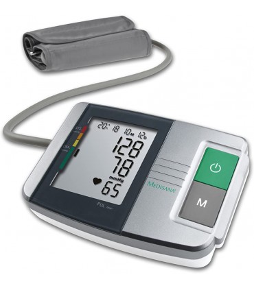 medisana MTS Oberarm-Blutdruckmessgerät präzise Blutdruck und Pulsmessung mit Speicherfunktion Ampel-Skala Funktion zur Anzeige eines unregelmäßigen Herzschlags - BOPRX4E9