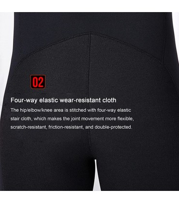 FR&RF Neoprenanzug für Herren 5 mm hält warm zum Schwimmen Tauchen für Triathlon zum Surfen Schnorcheln Strand - BIYQO694