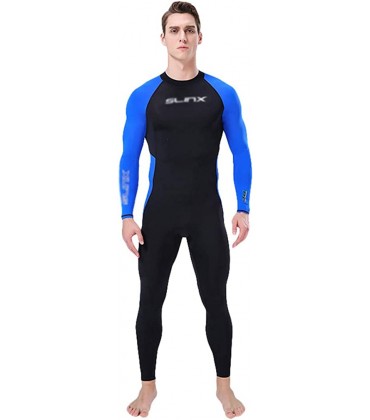 N A Nassanzüge Herren Schnelltrocknend Taucheranzug Langarm UV Schützend Schwimmanzug Surfsuit mit Reißverschluss Hinten - BKDUJ2K1