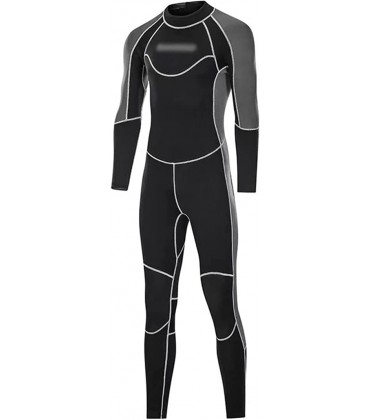 YHRJ Ganzkörper-Nassanzüge 3mm einteiliger Taucheranzug Mann Taucher Sonnencreme Surfanzug warm halten Schnorchelanzug Color : Black-2XL - BDHVZ832