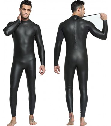 ZAYZ Triathlon Ganzkörper Nassanzüge Herren Einteiliger 3mm Neopren-Surfanzug für Alle Wasserportarten Geeignet - BMVEY3D6
