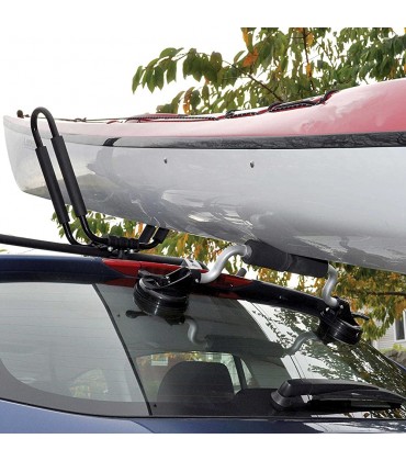 FITYLE Kajak-Saugnapfhalter Kanu-Ladehilfe-Gestell zur Montage von Kajaks und Kanus auf dem Autodach Bootsroller für Reisen - BKHIJNVV