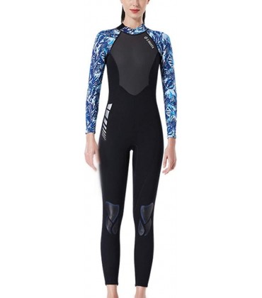 ChengBeautiful Damen Neoprenanzug Neoprenanzug for Frauen 3mm Schwimmanzug UV-Schutz Schwimmanzug zum Surfen Kajakfahren Wassersport Farbe : A Size : XL - BGKPR831