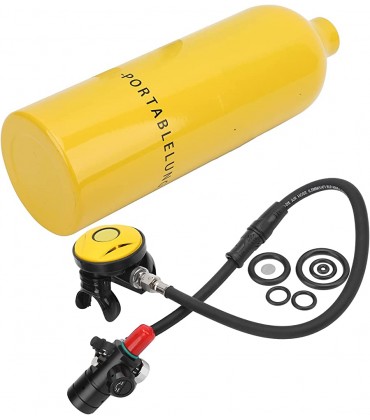 Dilwe Tauchflasche 1L Mini-Tauchset mit X4000 Pro Atmungs- Überdruckventil Tauchflasche Zum Tauchen - BVEYNMV8