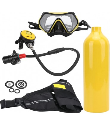 Hozee Sauerstoff-Tank-Tauchset Tauchflasche 1L mit Entlüftung Überdruckventil  Gurt Tauchbrille zum Tauchen zum Tauchen - BKGNX6BJ