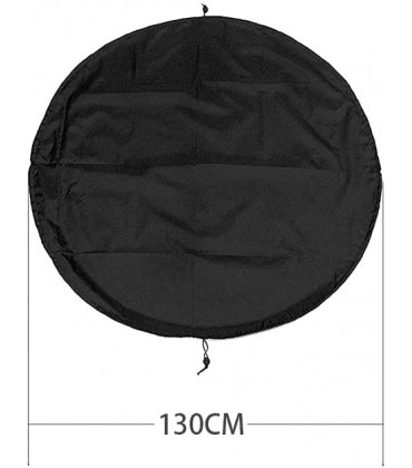 Grevosea Neoprenanzug Tasche Surfen Neoprenanzug Tauchanzug ändern Tasche Mat Tasche Tragen Pack-Beutel ideal für Wassersport Schwimmen und im Freien 90cm Schwarz - BBXHSENH