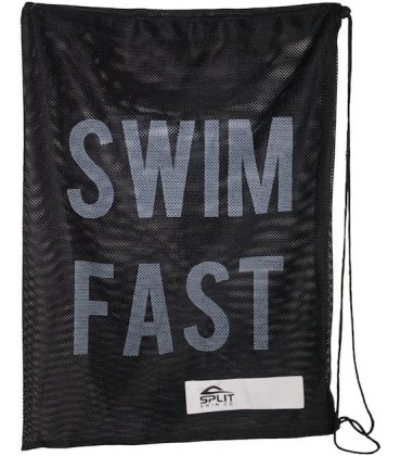 Split Swim Co. Mesh Schwimmen Equipment Tasche – Schwarz Schwimmen Schnell - BLGOG341