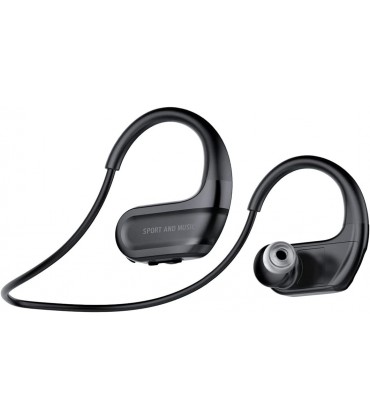 AQUYY Schwimmen Kopfhörer Kabellos Bluetooth 5.0 Headset mit 8G-Speicher IPX8 Wasserdicht Schwimm MP3-Player In-Ear Drahtlose Stereo Sport Ohrhörer Noise Cancelling für Laufen Fitness Schwarz - BGDLEKKW