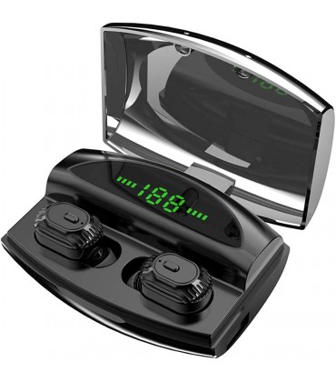 Bascar XG20 TWS Earphones Headset 5.0 Bluetooth-Ohrhörer Drahtloses Kopfhörer-Sportspiel mit Ladekasten für Digitalanzeigen IPX5 Wasserdichtes Niveau 8D Surround Sound Qualität - BJABA9V6