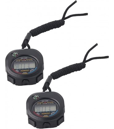 Fudax Digitaler LCD-Stoppuhr-Timer Stoppuhr-Timer Langlebig multifunktional zum Schwimmen für Pferderennen für Rennen - BXGKSH93