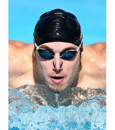 6 Stück Nasenclip Schwimmtraining Protector Nasenclips für Erwachsene Kinder Schwimmen Anfänger 2 Größen Grau - BMCZR32W