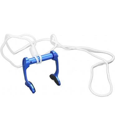 Fournyaa Schwimm-Nasenstöpsel 25-Grad-Winkelgenauer Freitauch-Nasenclip geteiltes Design mit Umhängeband für Tauchanfänger - BLGODVJ8