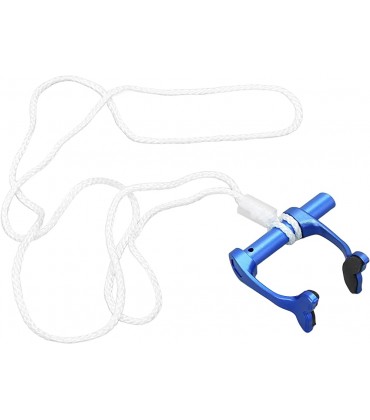 Shanrya Schwimm-Nasenclip genaue hautfreundliche Anti-Lost Freediving-Nasenclip 25-Grad- mit Umhängeband für das Tauchtraining - BGEXRWHE