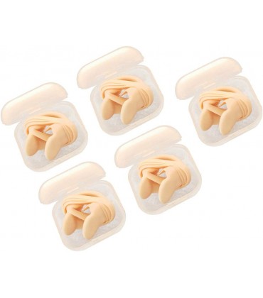 Toyvian Schwimm-Nasenklammer mit Riemen Silikon-Nasenschutz Schwimmzubehör für Kinder und Erwachsene - BIACZQ56