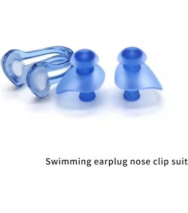 3 Sätze wasserdichte Silikon-Ohrstöpsel zum Schwimmen Nasenclip-Stecker Ohr- und Nasenschutz Schwimmsets mit durchsichtiger Gehäusebox Schwimmen Erwachsene Kinder Nasen- und Gehörschutz-Kit - BXFMMK89