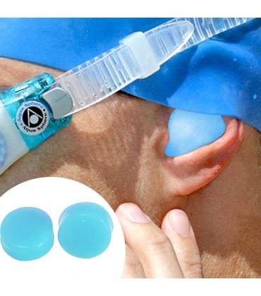 Matedepreso 12 x Ohrstöpsel aus Silikon Geräuschunterdrückung komfortable Ohrstöpsel Geräuschunterdrückung mit Box zum Schlafen Schwimmen Lernen Flugzeuge blau - BBTKVEV1