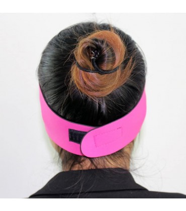 MOVKZACV Schwimm-Stirnband hält Wasser draußen von Ärzten empfohlen – hält und sichert Ohrstöpsel – von Ärzten erfunden für Erwachsene und Kinder schwarz Größe: M - BYQWD873