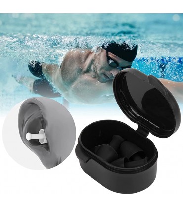 Oure Schwimm-Ohrstöpsel Schwimmzubehör Komfortable 3 Stück für das Schwimmtraining zum täglichen Baden für Wasserspiele - BWAPMAK4