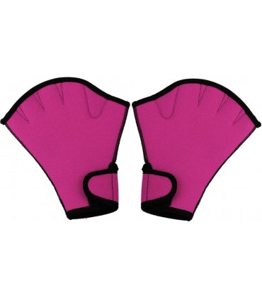 CFDYKRP 1 Paar Schwimmhandschuhe Aquatische Fitness Wasser Widerstand Aqua Fit Paddle Training Fingerlose Handschuhe Color : Pink Size : S - BTPIMMH1