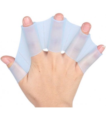 Fulltime E-Gadget 2 Paar Schwimm Handschuhe Schwimmhandschuh Schwimmhäute für die Finger Silikon Schwimmflossen - BKRHBV73