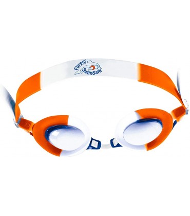 Flipper SwimSafe 1035 – Schwimmbrille für Kleinkinder ab 12 Monaten verstellbar mit UV Schutz und Antibeschlag inklusive Brillenetui - BPPOC1K2