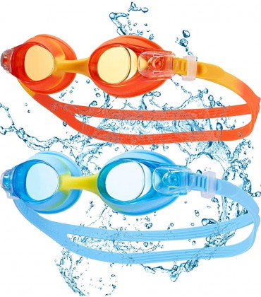 Micisty Kinder-Schwimmbrille beschlagfrei UV-Schutz klare Sicht Schwimmausrüstung für Jungen und Mädchen Alter 4–16 - BBRDX1QK