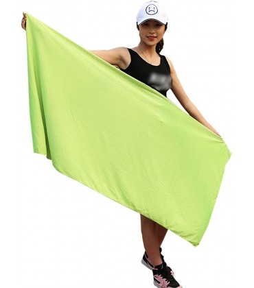 Elonglin Mikrofaser-Handtuch kühlt schnell trocknend extragroß sehr saugfähig leicht Kühlendes Handtücher Fitness Schwimmen Yoga Strand - BZARB7K7