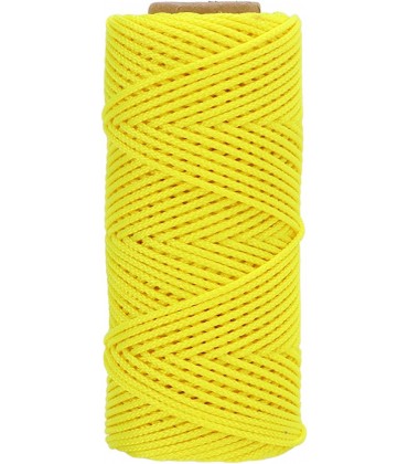 OUKENS Tauchrolle Ersatzschnur für Unterwasser-Fingerspule runde Schnur Fluoreszierendes Gelb zum Tauchen - BLHCVQJ1