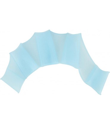 BOLORAMO Schwimmflossen blau bequem 1 Paar Schwimmhandschuhe Handpaddel für das Schwimmtraining für Frauen Männer - BLABSAWN