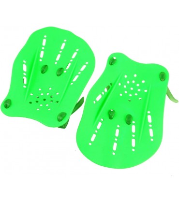 Ruilogod 2 stücke grün einstellbarer schlauchband schwimmen webbed handschuhe - BAXBNMW1
