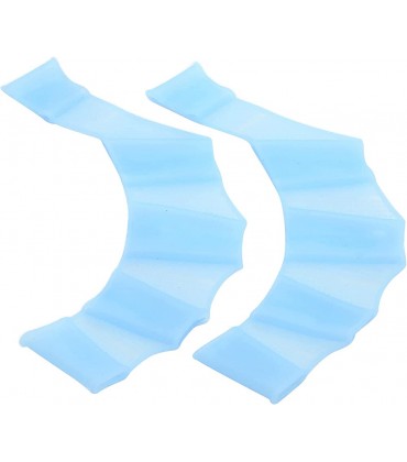 Shanrya Schwimmhandhandschuhe Bequeme elastische Faltbare sichere Silikon-Handschwimmhandschuhe für Schwimmanfänger - BANQJQ66