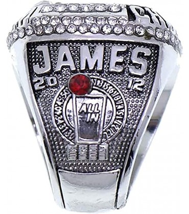 2012 Miami Replica Championship Ring 2012 Mvp James für Fans Sammlung Geschenk Display Andenken Sammlerstück mit Box 14# lsxysp 13# - BNPKU5MA
