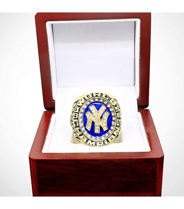 Einfache und Kreative Herrenringe 1998 New York Baseball Team Championship Replik Ring Größe 11# Fan Souvenirs Replik Bewegungsring mit Holzkiste Mit Box lsxysp - BUXVDME9